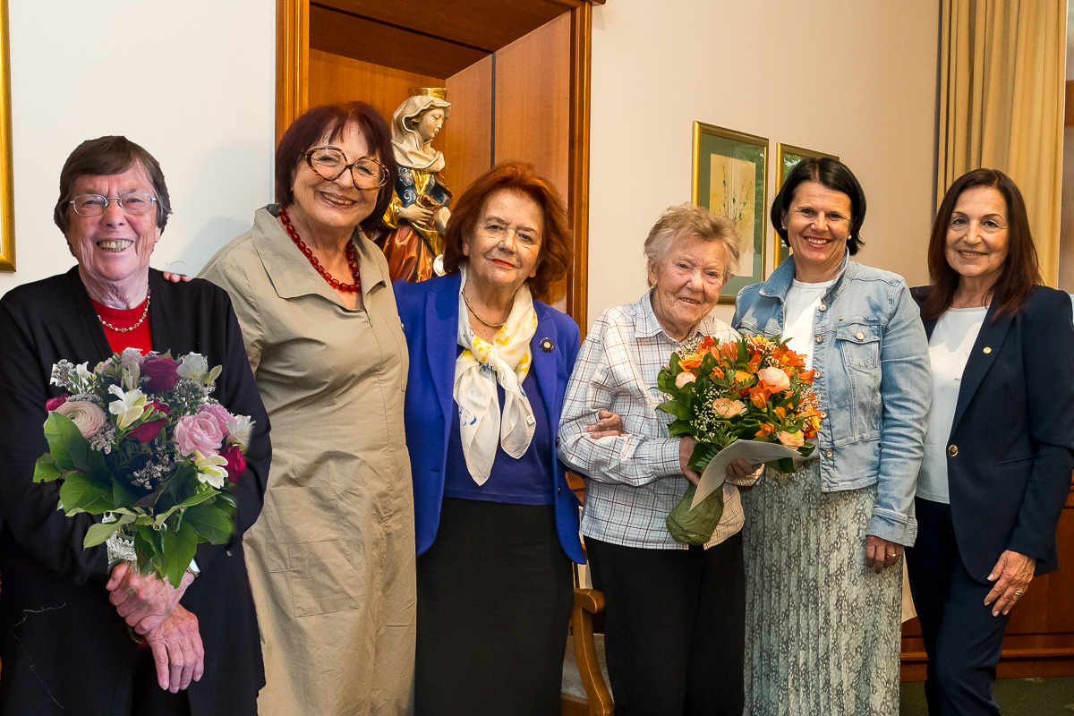 95. Geburtstag von Marianne Kroemer und Elga Simchen